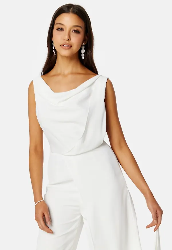 Bubbleroom Occasion Harlynn Jumpsuit White 42