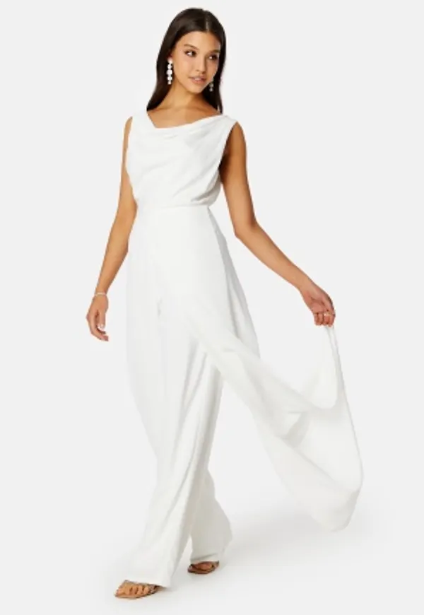 Bubbleroom Occasion Harlynn Jumpsuit White 46