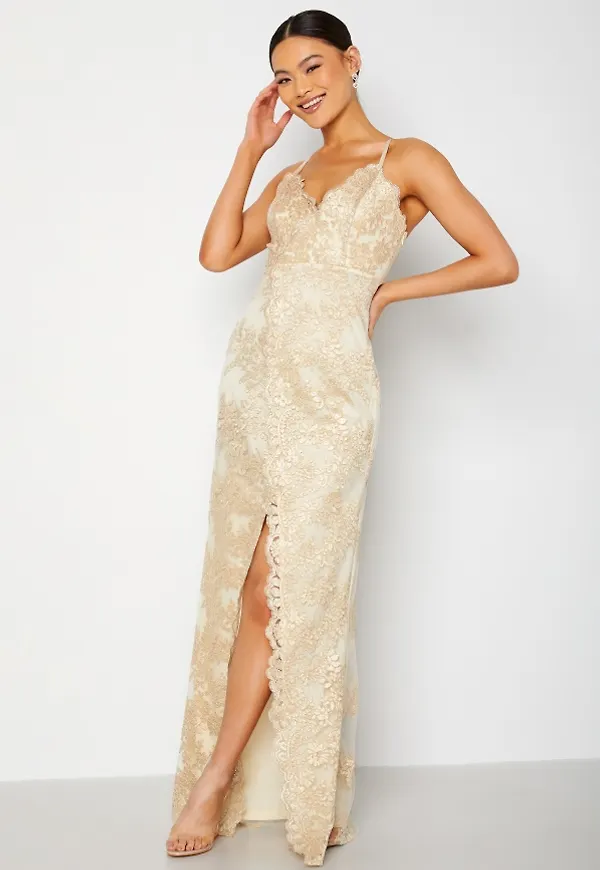 Bubbleroom Occasion Irmeline gown Champagne 34