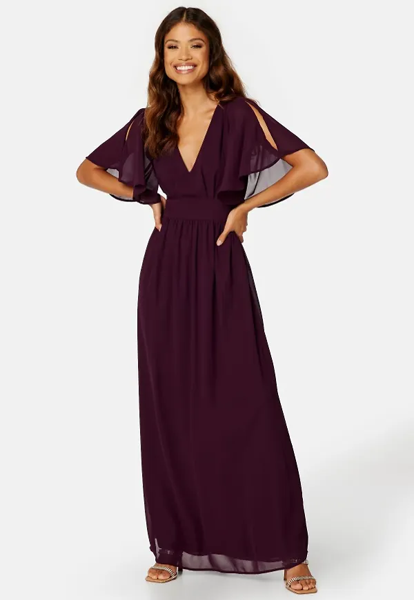 Bubbleroom Occasion Isobel gown Dark purple 34