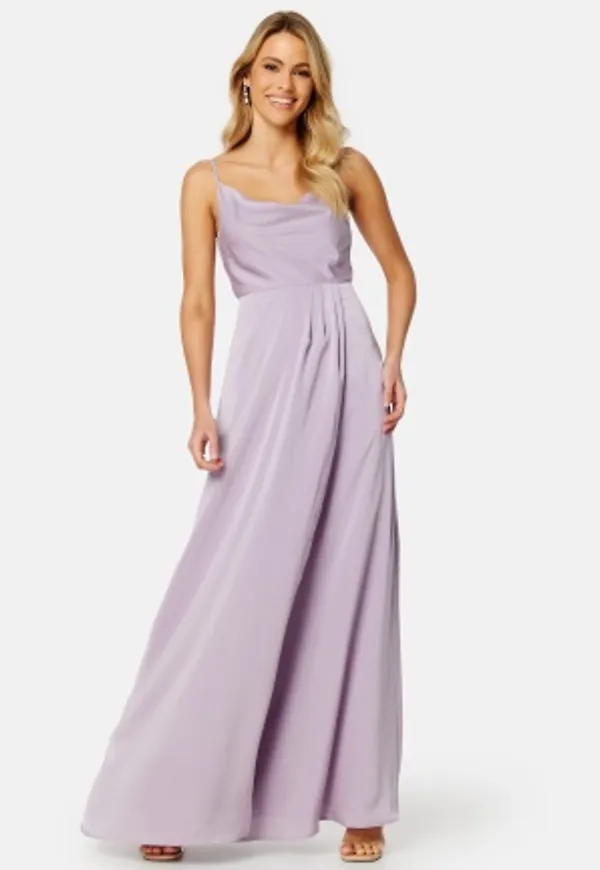Bubbleroom Occasion Marion Waterfall Gown Light lilac 46