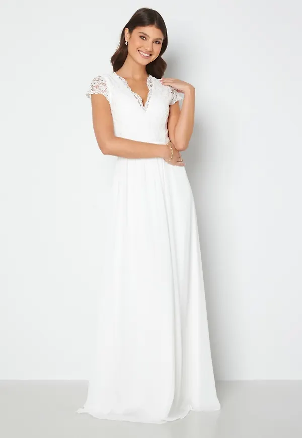 Bubbleroom Occasion Maybelle wedding gown White 36