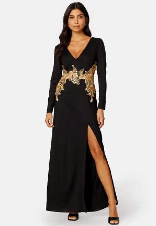 Bubbleroom Occasion Olessa Gown Black 48