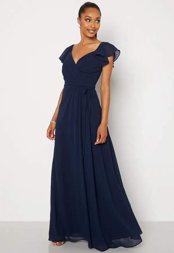 Bubbleroom Occasion Rosabelle Gown Navy 42