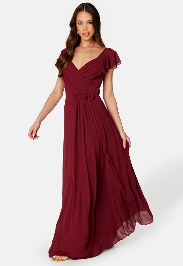 Bubbleroom Occasion Rosabelle Gown Wine-red 36