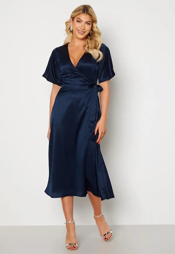 Bubbleroom Occasion Scala dress Dark blue 44