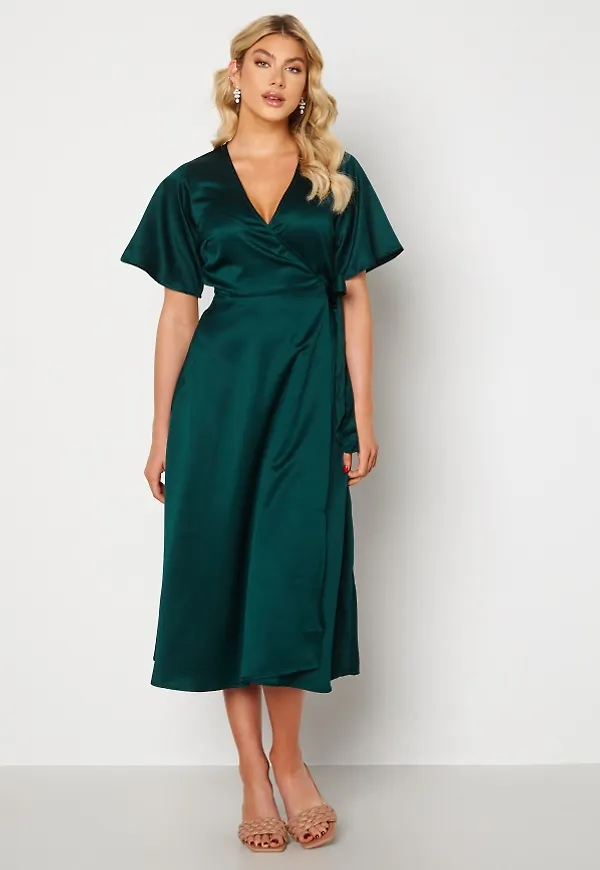Bubbleroom Occasion Scala dress Dark green 38