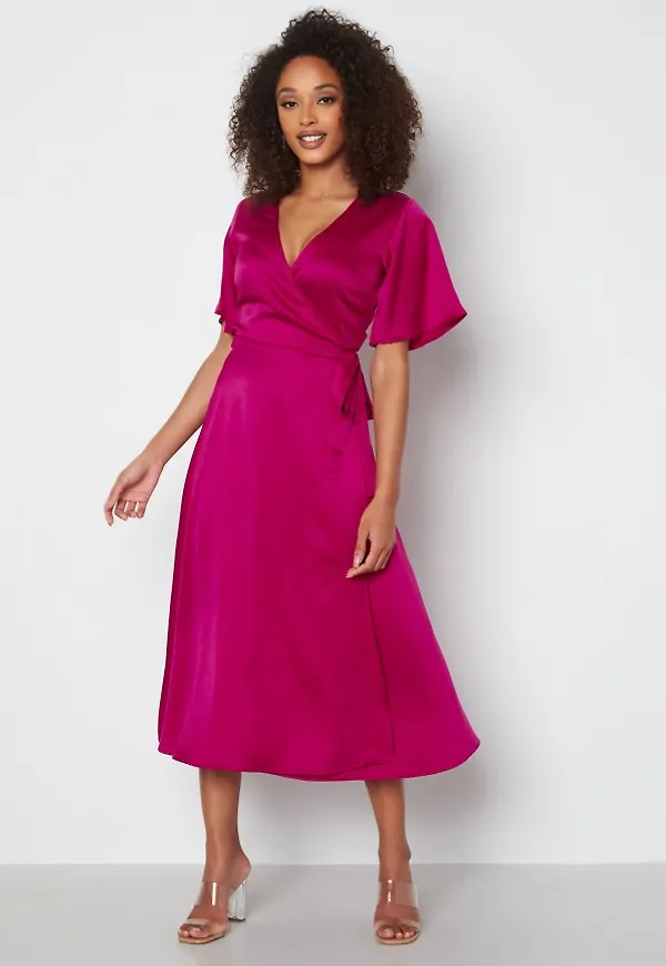 Bubbleroom Occasion Scala dress Fuchsia 40