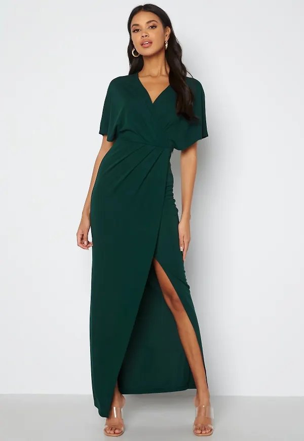 Bubbleroom Occasion Selena maxi dress Dark green 40