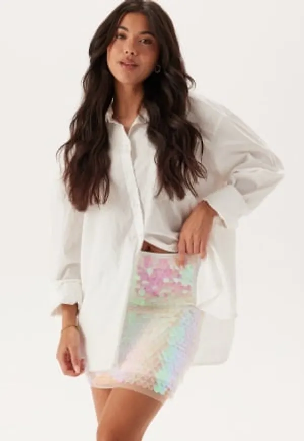 Bubbleroom Occasion Sequin Mini Skirt Multi 34