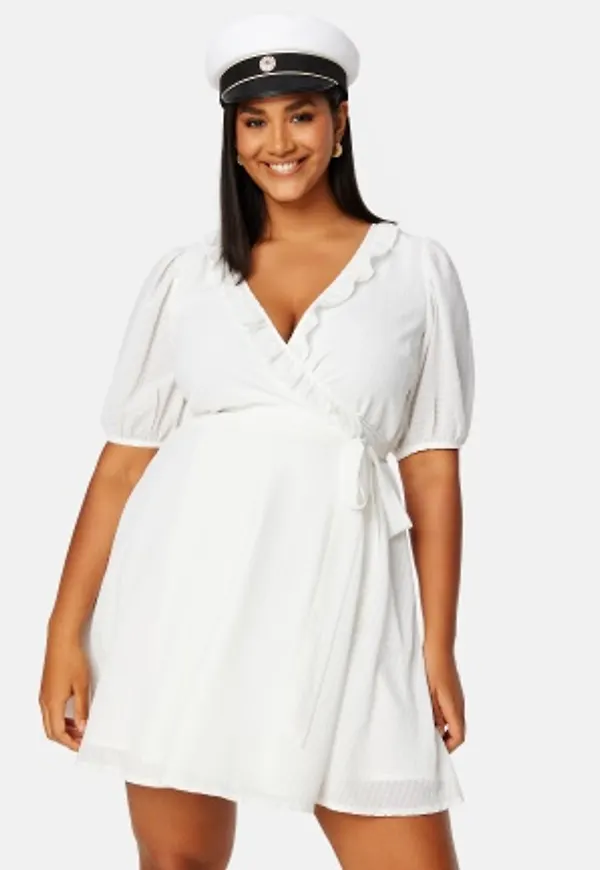 Bubbleroom Occasion Towa Frill Dress White XXS