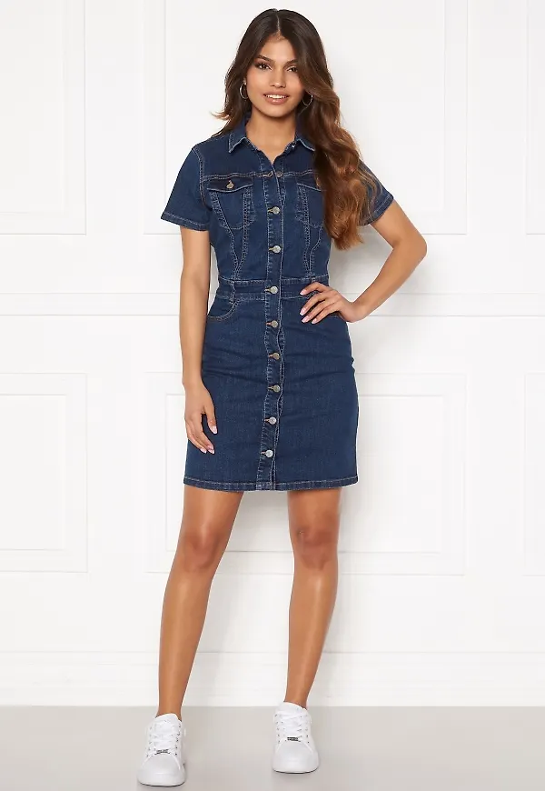 BUBBLEROOM Odina denim dress Medium denim 34