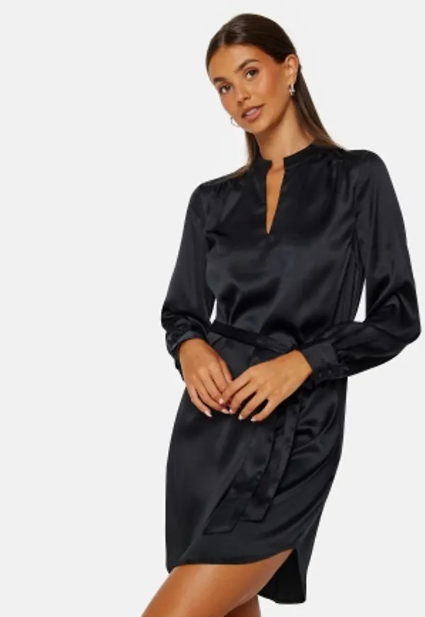 BUBBLEROOM Onita Satin Tunic Black M