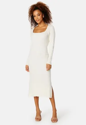 BUBBLEROOM Osminda knitted cut out dress Cream XS