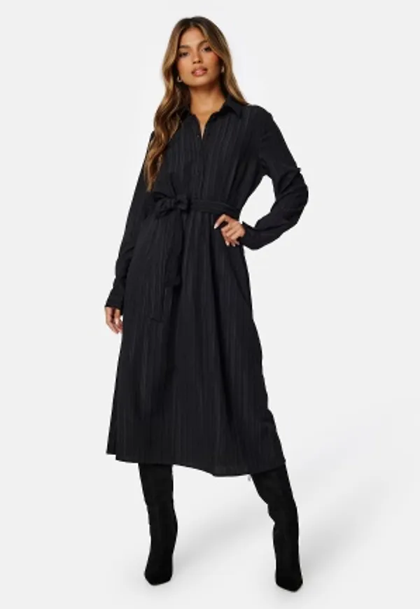 BUBBLEROOM Palmer Midi Dress Black 34