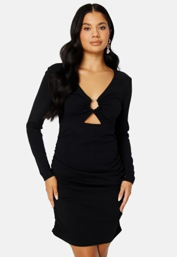 BUBBLEROOM Paris Cut Out Dress Black 3XL