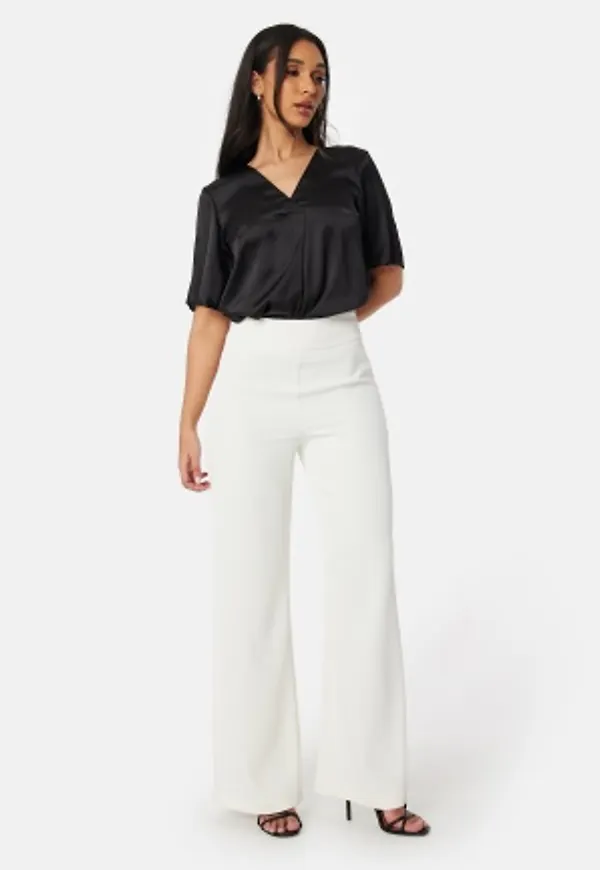 BUBBLEROOM Pasion Satin Blouse Black L