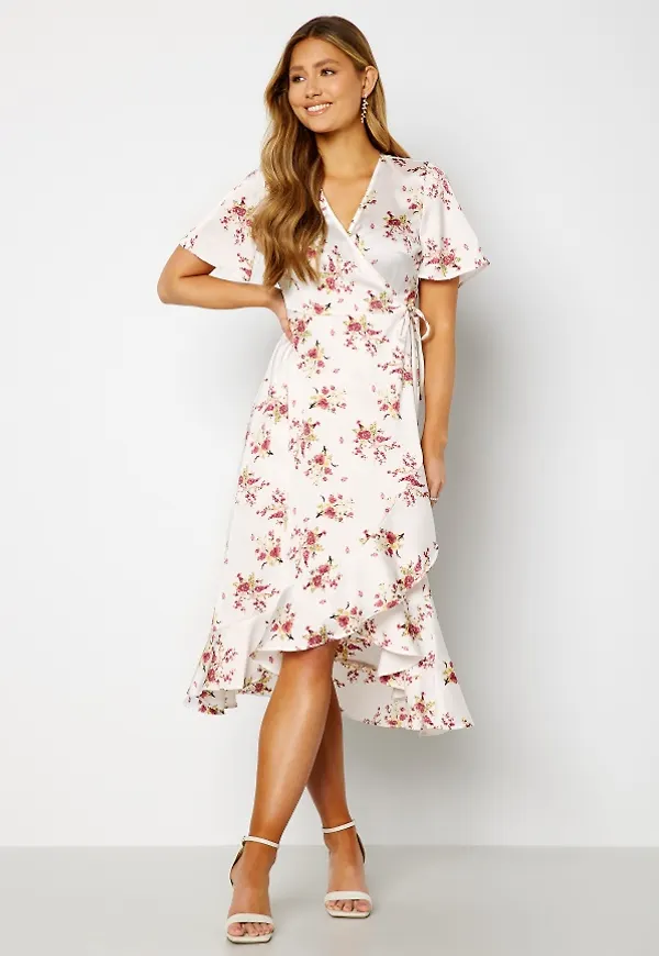 BUBBLEROOM Pauletta Wrap dress Patterned 38