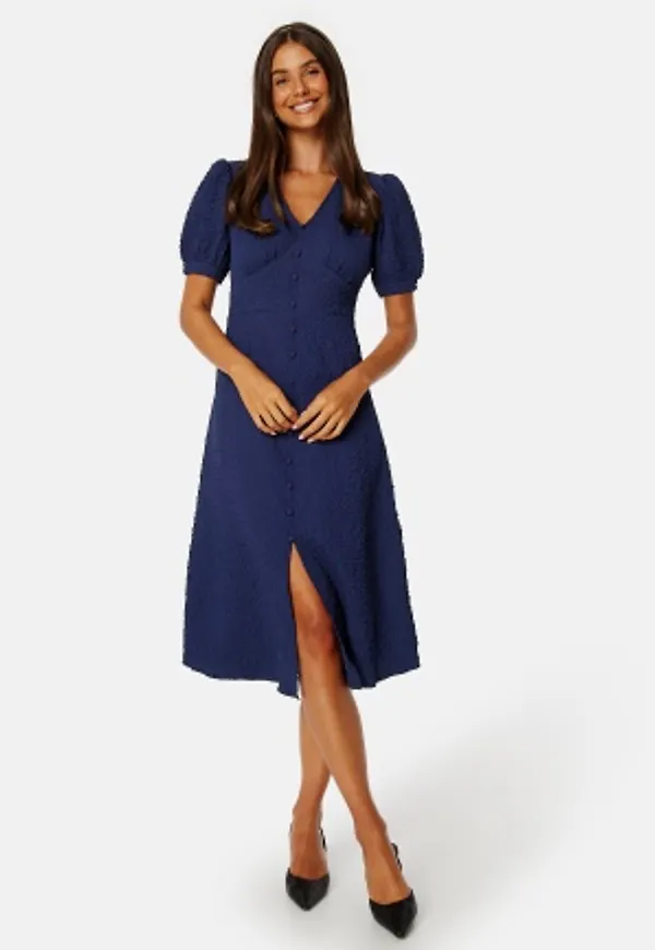 BUBBLEROOM Petronella Structure Dress Blue 36