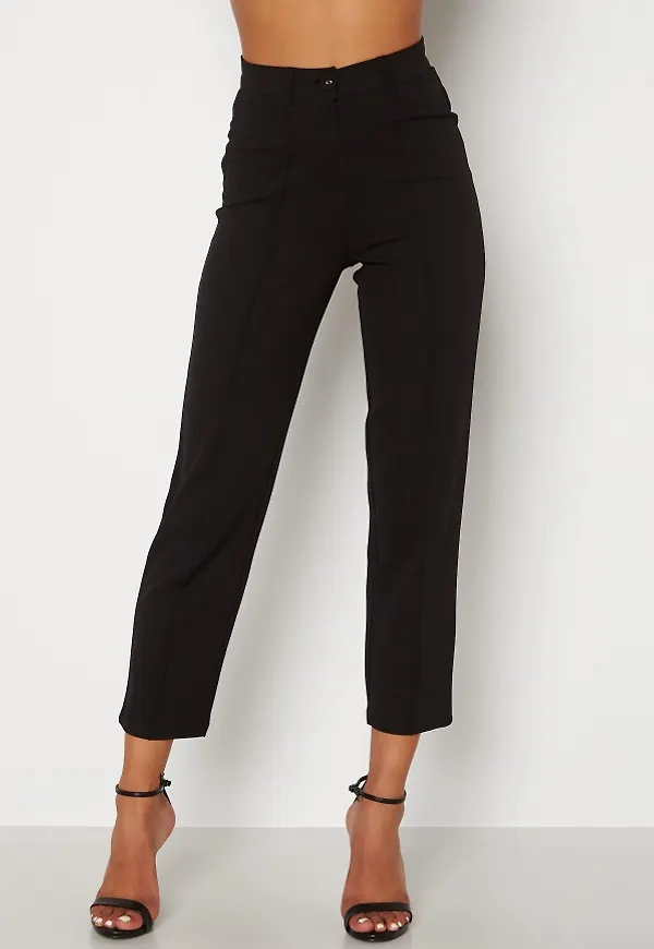 BUBBLEROOM Peyton soft suit trousers Black S