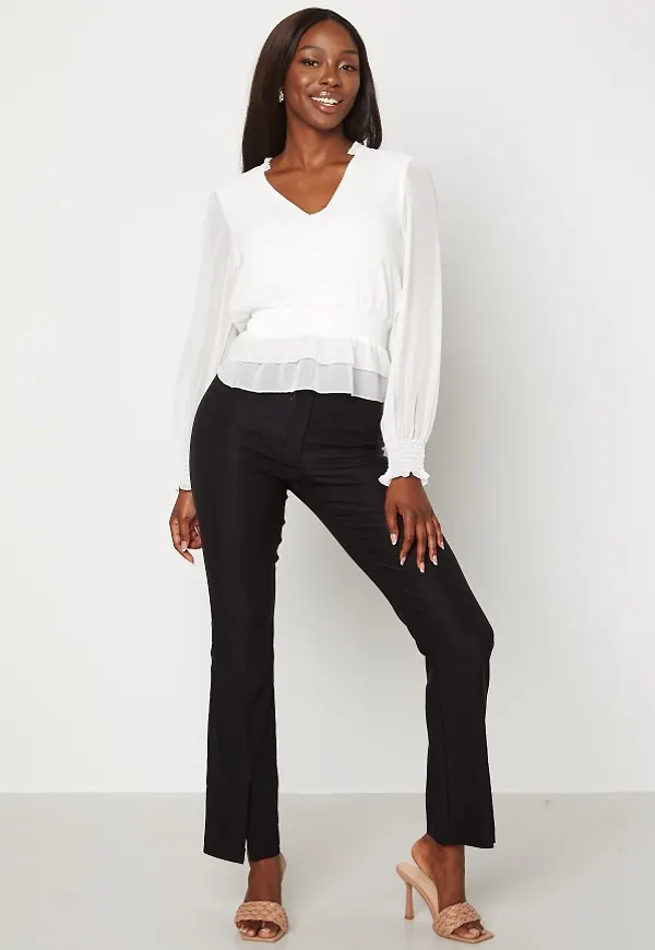 BUBBLEROOM Phetra stretchy suit trousers Black 34