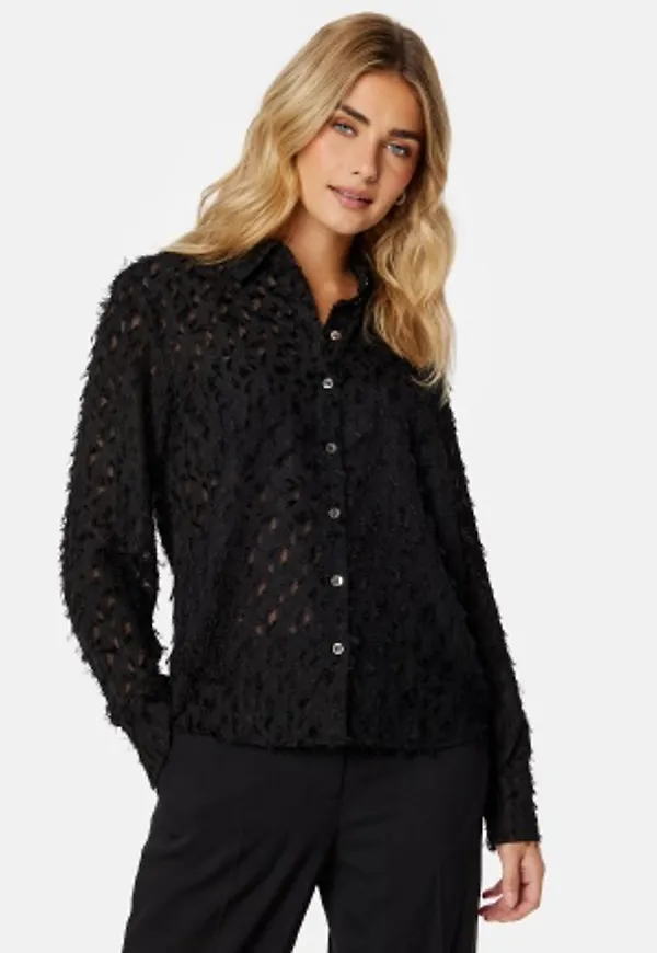 BUBBLEROOM Posie Shirt Blouse Black XS