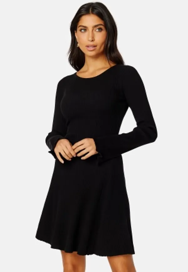 BUBBLEROOM Quinn knitted dress Black XL