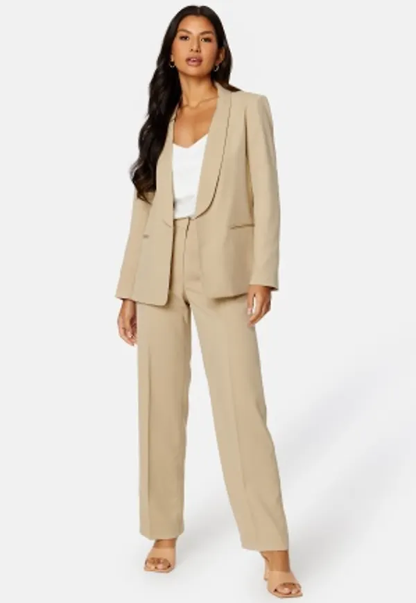BUBBLEROOM Rachel suit trousers Light beige 46