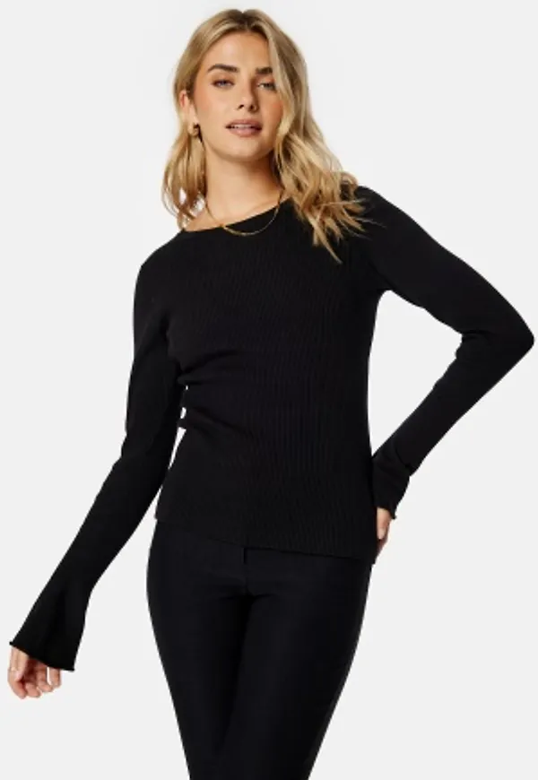 BUBBLEROOM Sabine Knitted Top Black XS