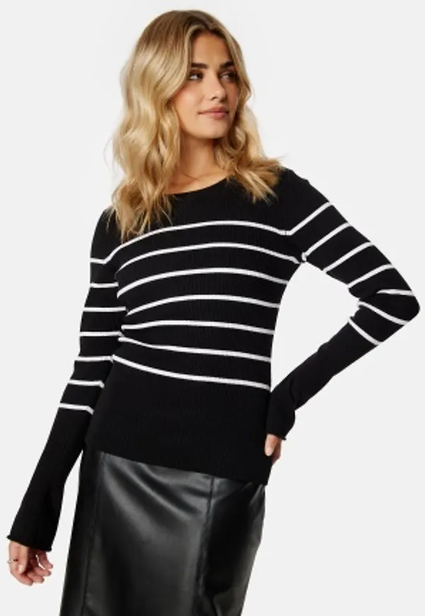 BUBBLEROOM Sabine Knitted Top Striped XS