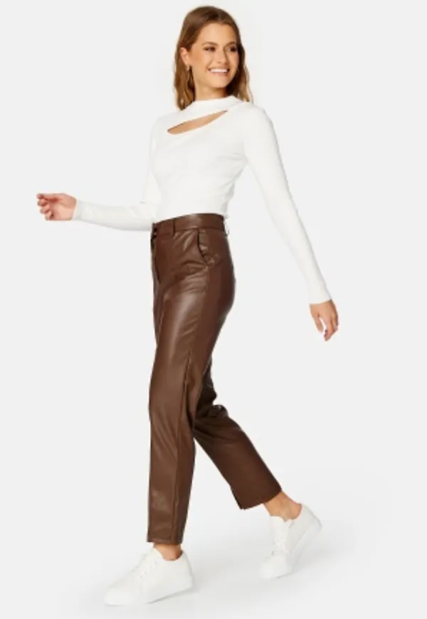BUBBLEROOM Salma cut out top Offwhite S