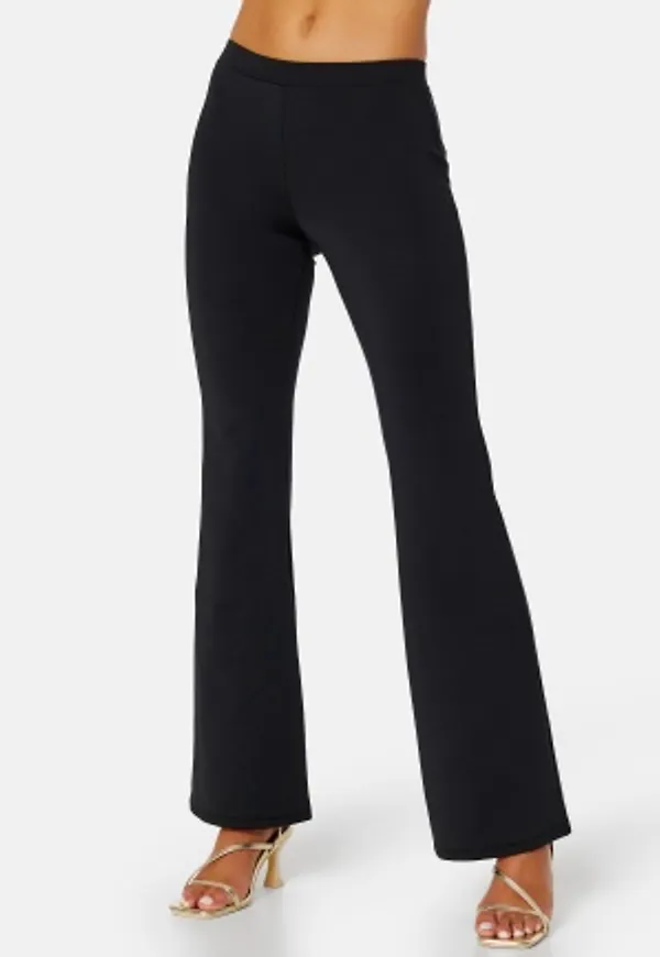 BUBBLEROOM Samara Low Waist Trousers Black S