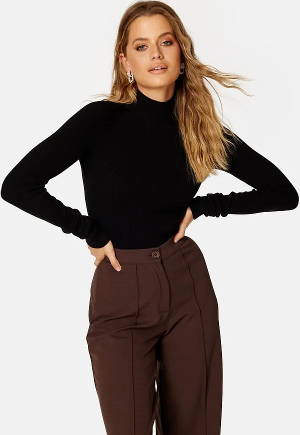 BUBBLEROOM Sami turtleneck top Black L
