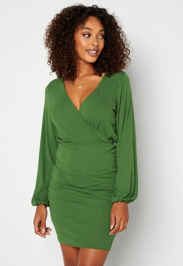 BUBBLEROOM Santi Dress Dark green XS