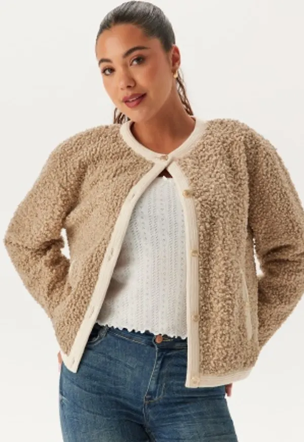 BUBBLEROOM Soft Short Jacket Nougat XS