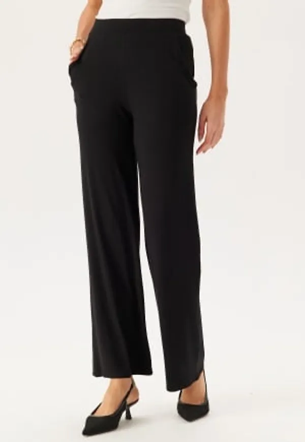 BUBBLEROOM Soft Wide Trousers Black M