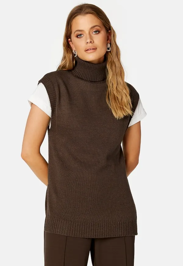 BUBBLEROOM Solana knitted vest Brown XS