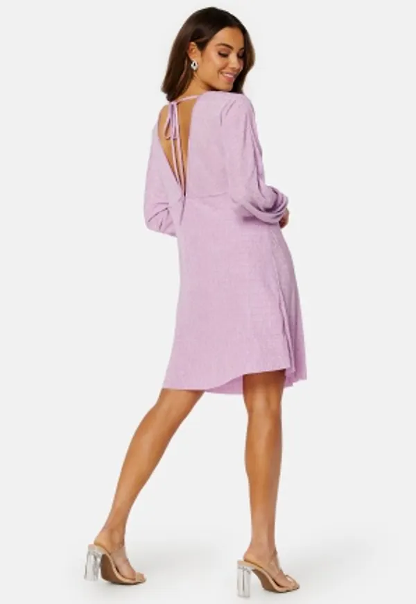 BUBBLEROOM Sonora Open Back Dress Lilac XS
