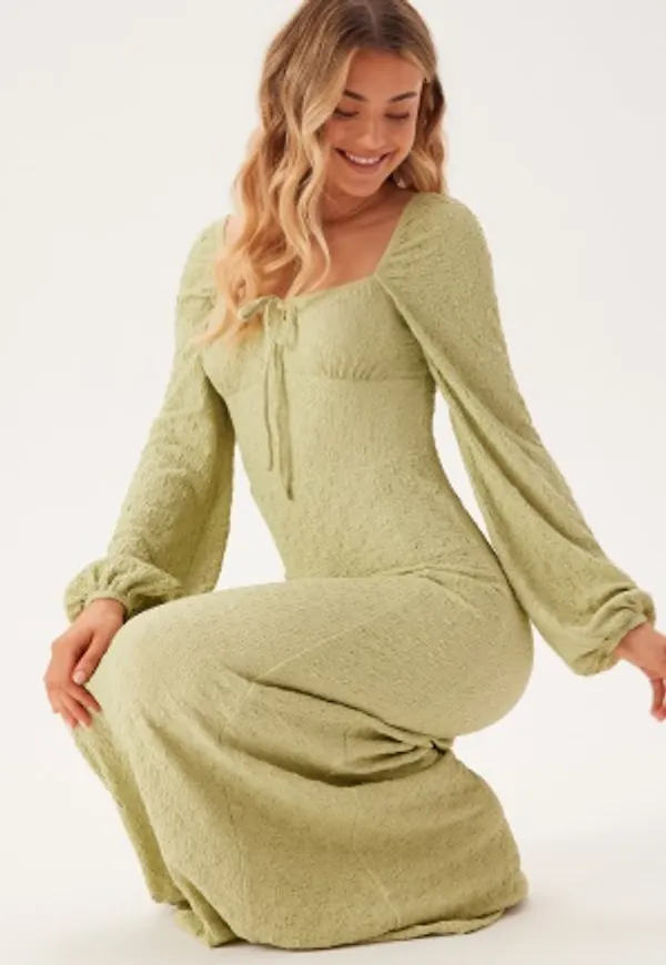 BUBBLEROOM Structure Dress Light green XS