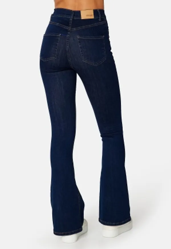BUBBLEROOM Tove High Waist Flared Superstretch Midnight blue 34