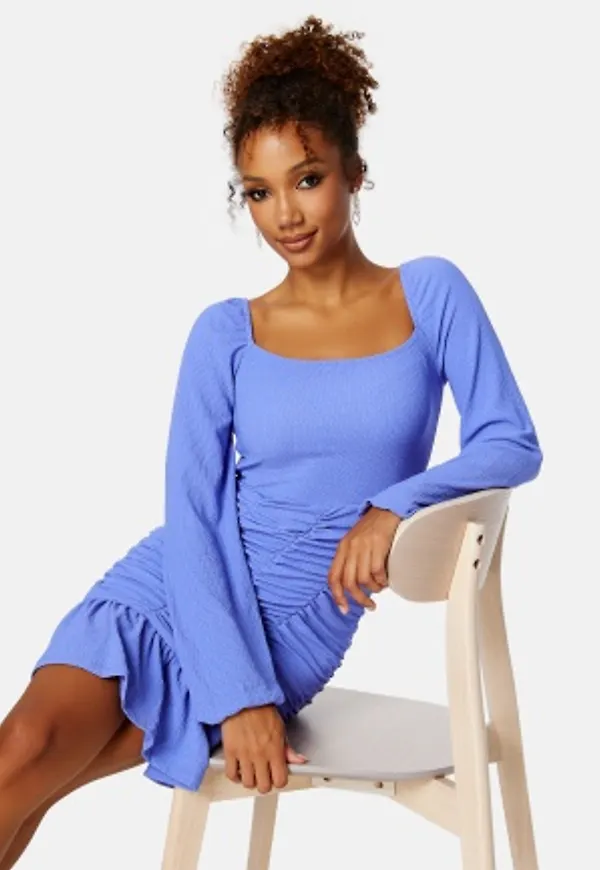BUBBLEROOM Tracy frill dress Purple S