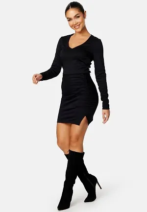 BUBBLEROOM Valentina mini skirt set Black XL
