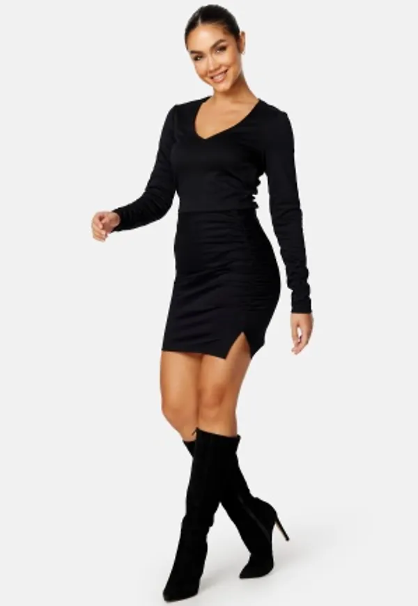 BUBBLEROOM Valentina mini skirt set Black XL