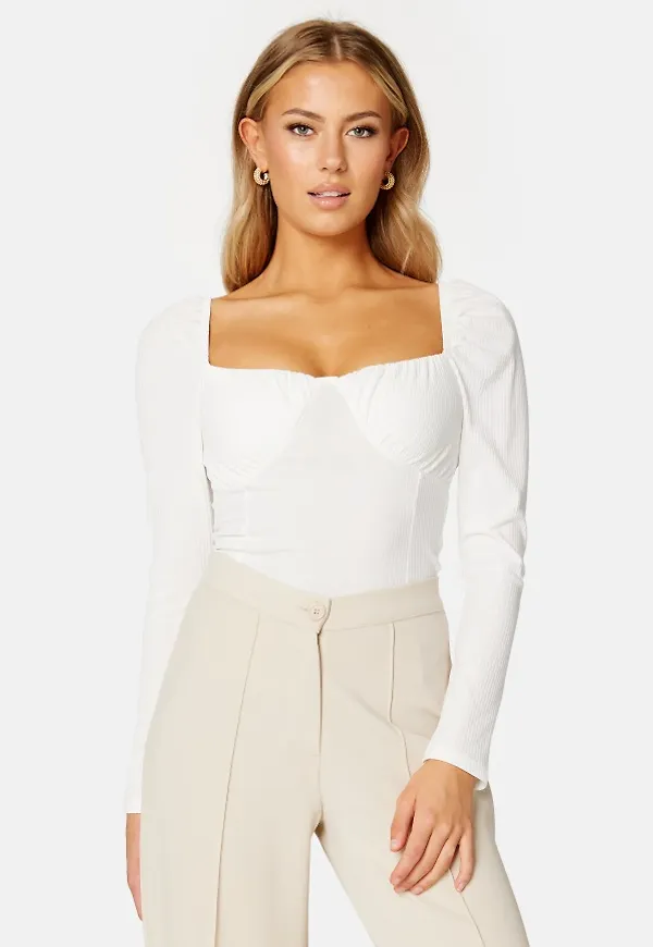 BUBBLEROOM Vega bustier top White M