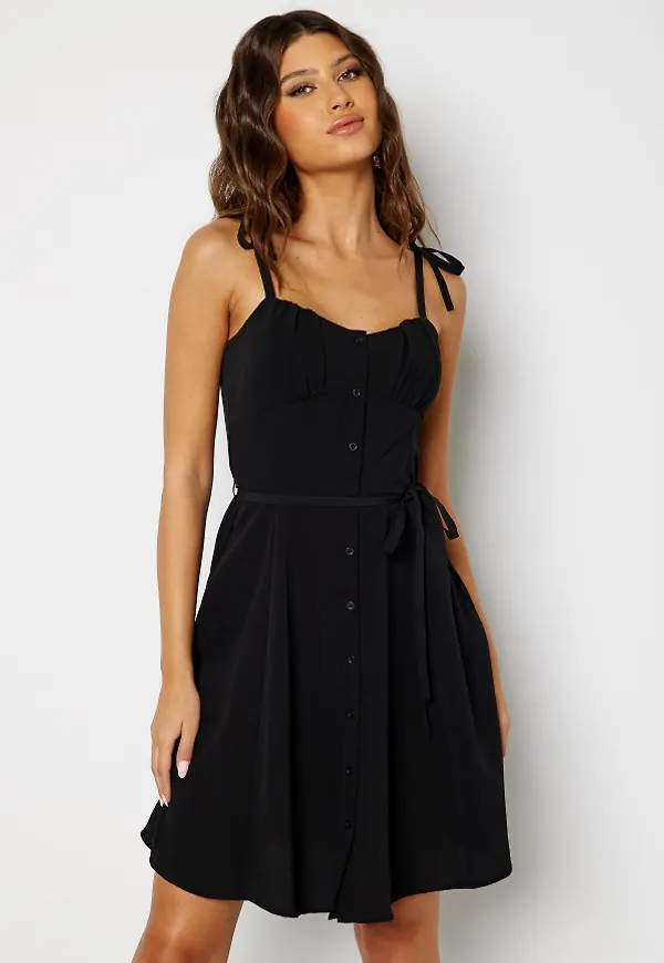 BUBBLEROOM Violie strap dress Black 38