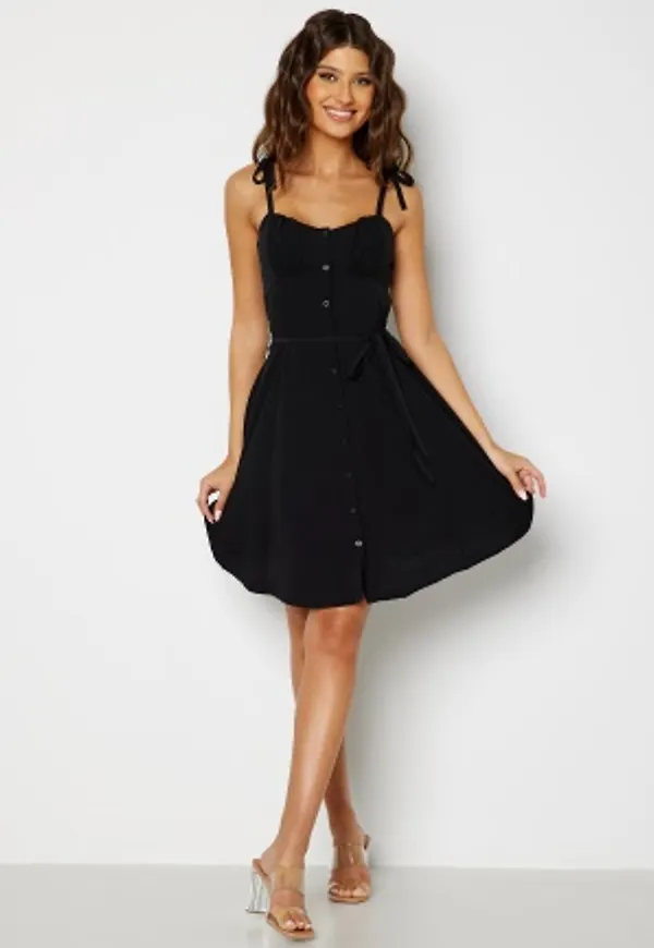 BUBBLEROOM Violie strap dress Black 46