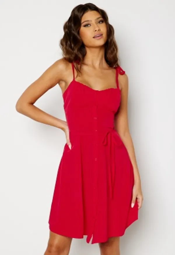 BUBBLEROOM Violie strap dress Red 36