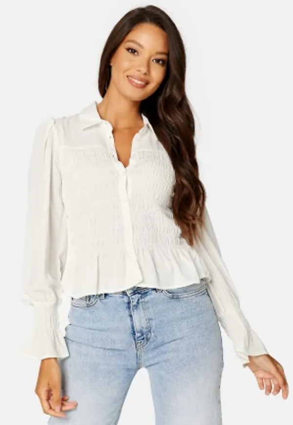 BUBBLEROOM Wanda blouse Offwhite 44