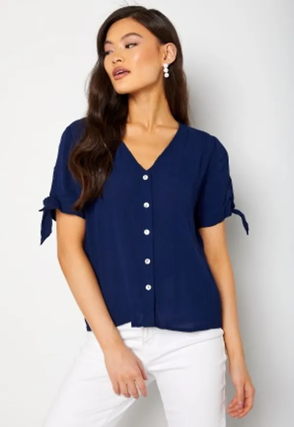 BUBBLEROOM Winnie blouse Dark blue 44