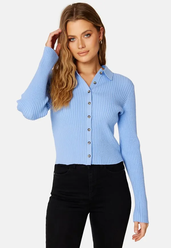 BUBBLEROOM Zadie knitted cardigan Blue XS